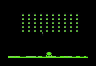 Cosmic Invaders game screenshot for Commodore PET